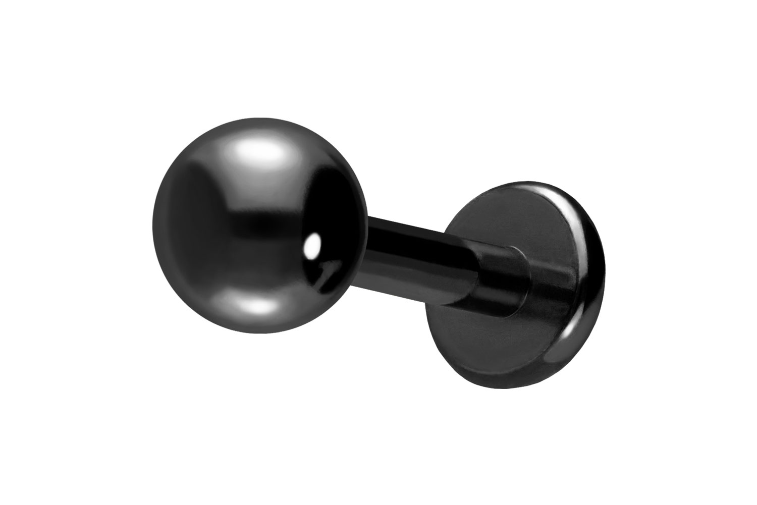 Titan Labret Piercing mit Innengewinde